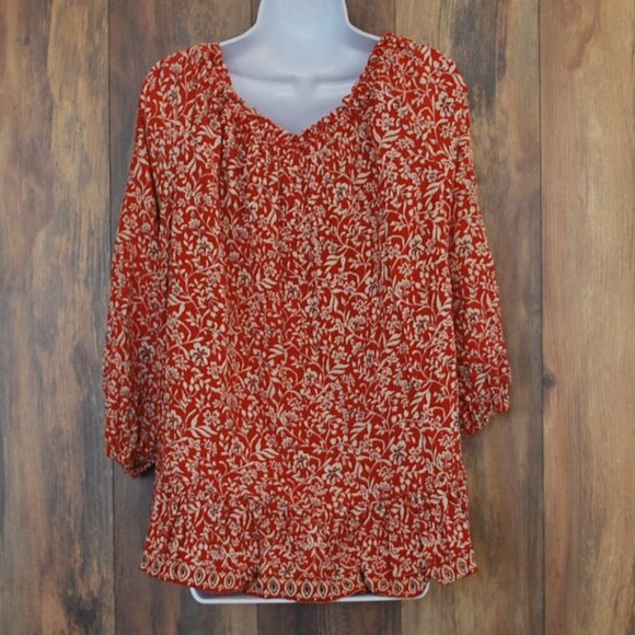 Nostalgia Women's Floral Blouse L - Picture 4 of 5